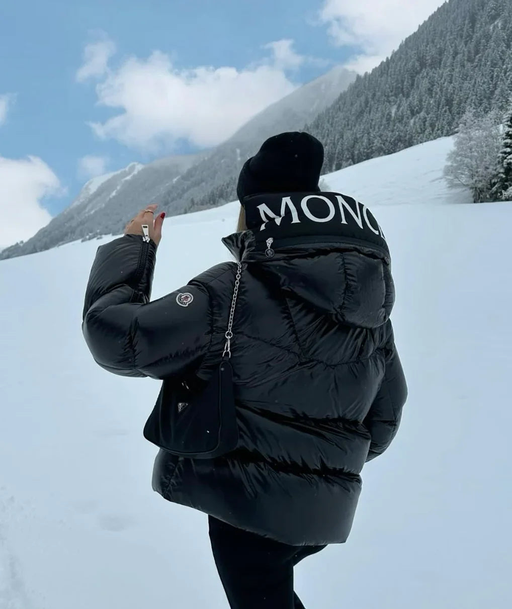 Doudoune à Capuche Moncler Huppe