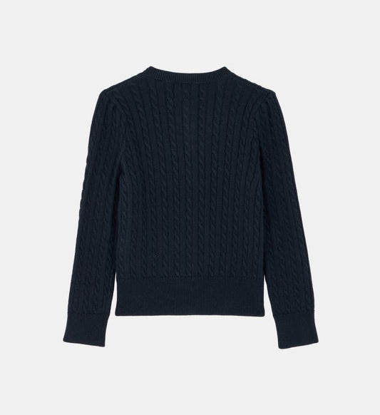 Cardigan torsadé en coton