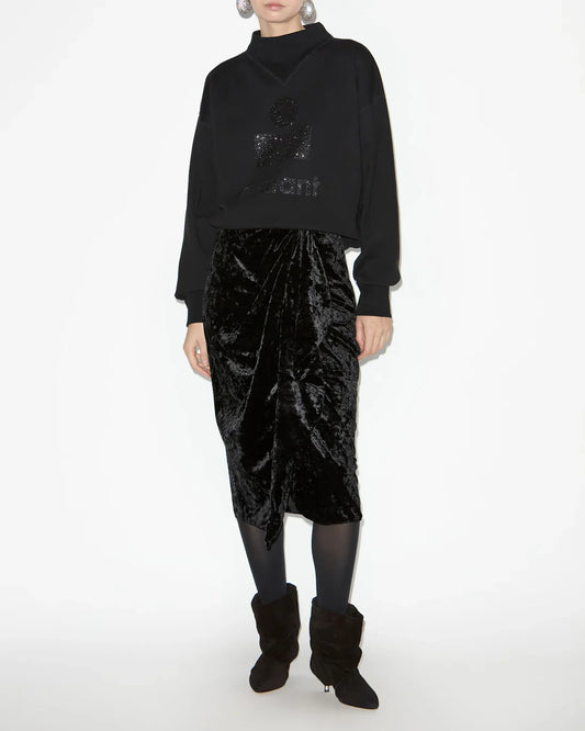 Sweatshirt Moby Femme Noir