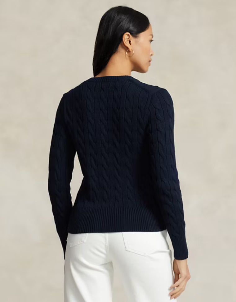 Cardigan torsadé en coton