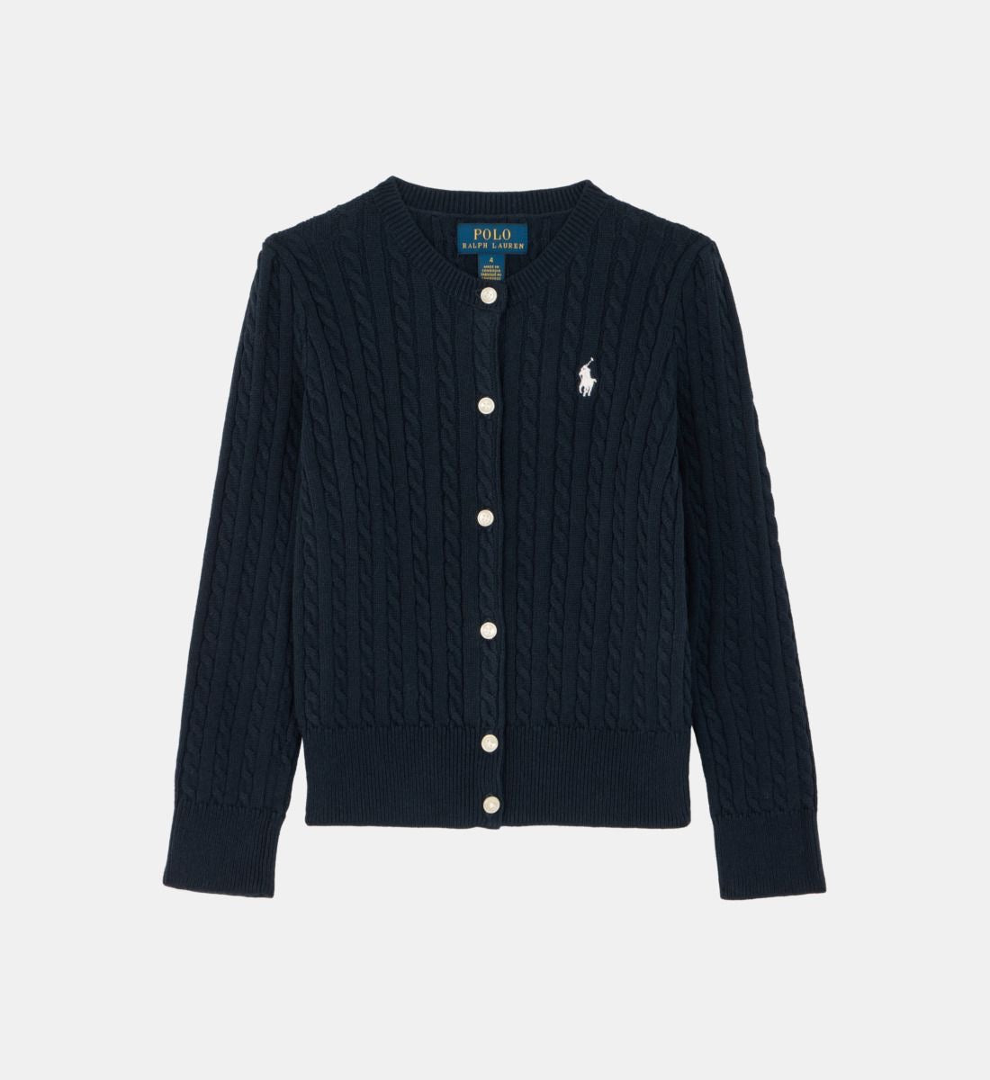 Cardigan torsadé en coton