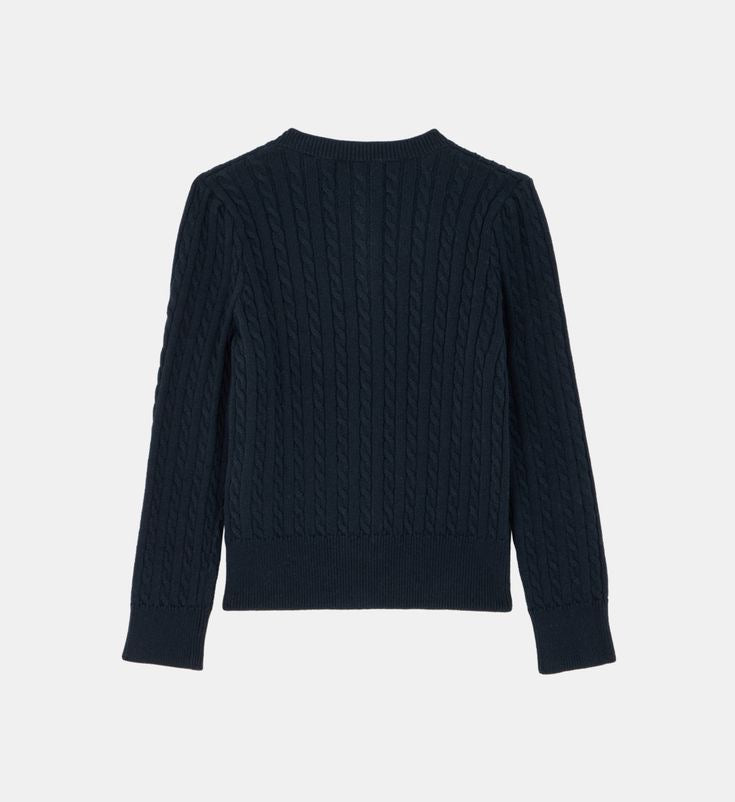 Cardigan torsadé en coton