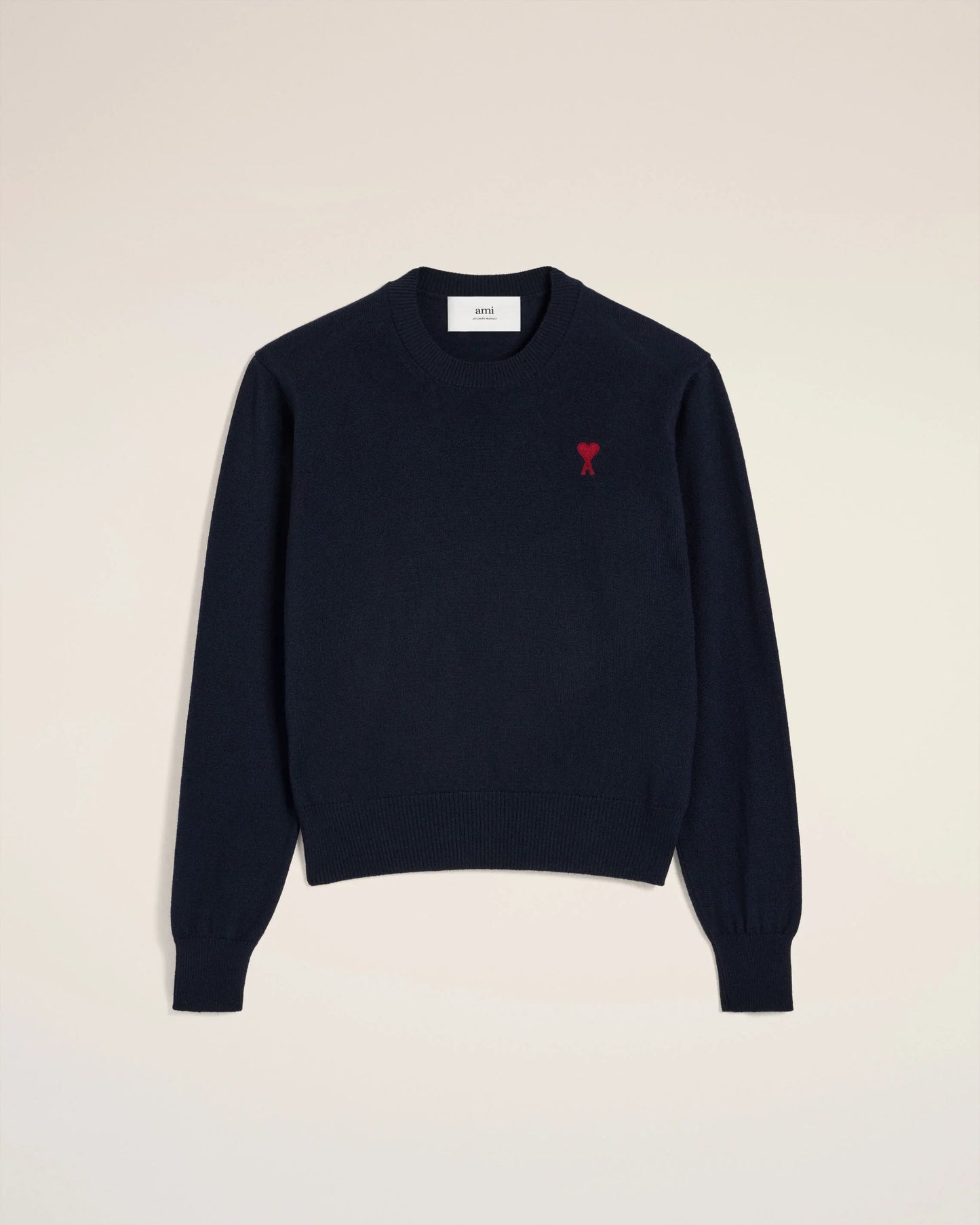 Pull col rond en laine