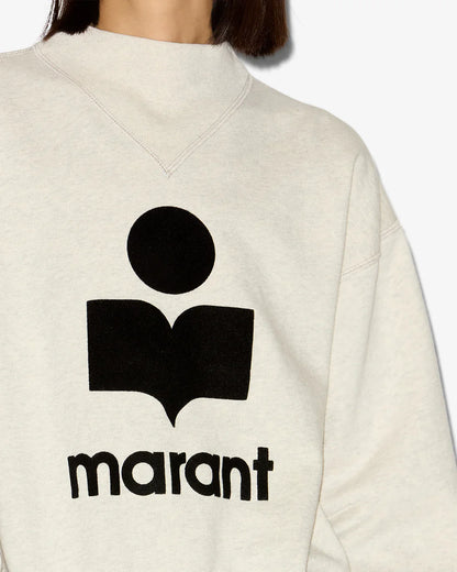 Sweatshirt Moby Femme Écru