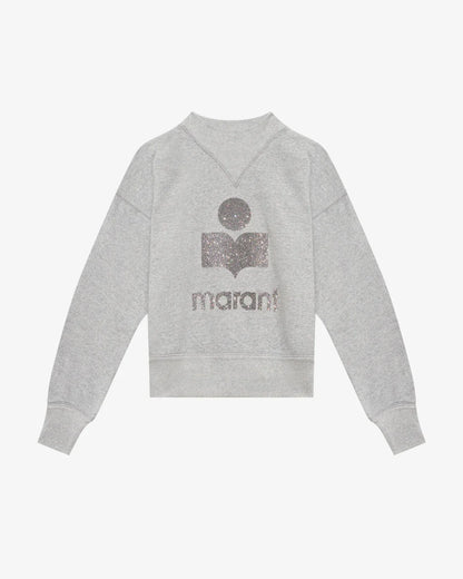 Sweatshirt Moby Femme Gris-Argenté